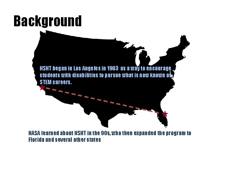 Background HSHT began in Los Angeles in 1983 as a way to encourage students