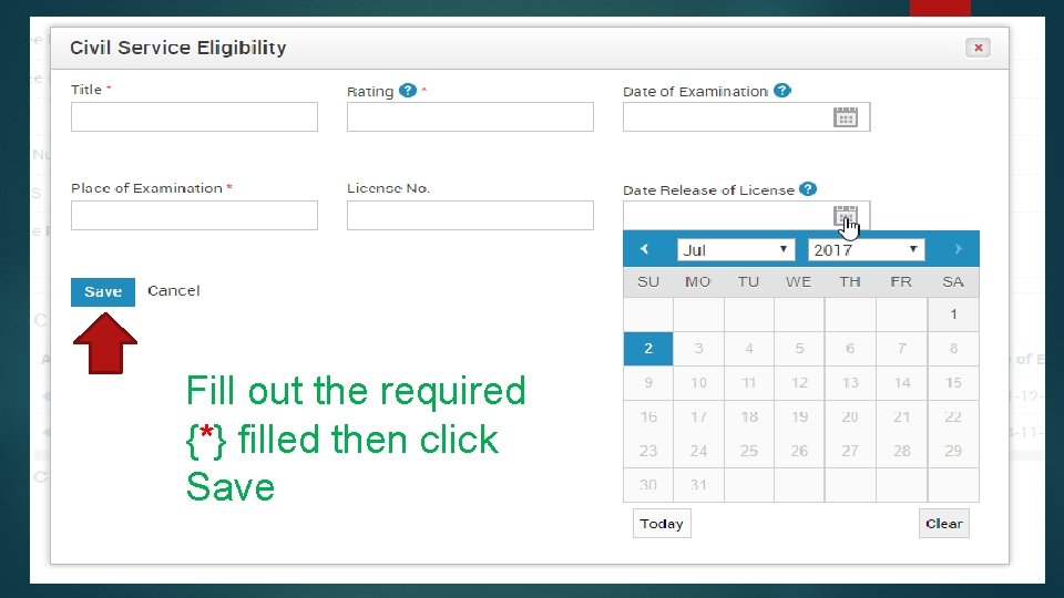Fill out the required {*} filled then click Save 