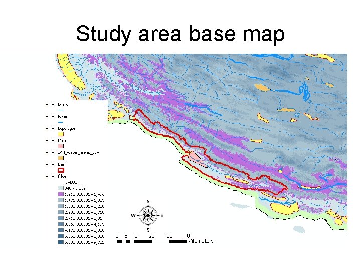 Study area base map 