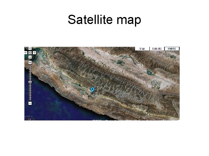 Satellite map 
