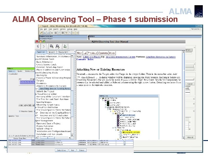 ALMA Observing Tool – Phase 1 submission ANASAC 13 -14 Sept 2010 