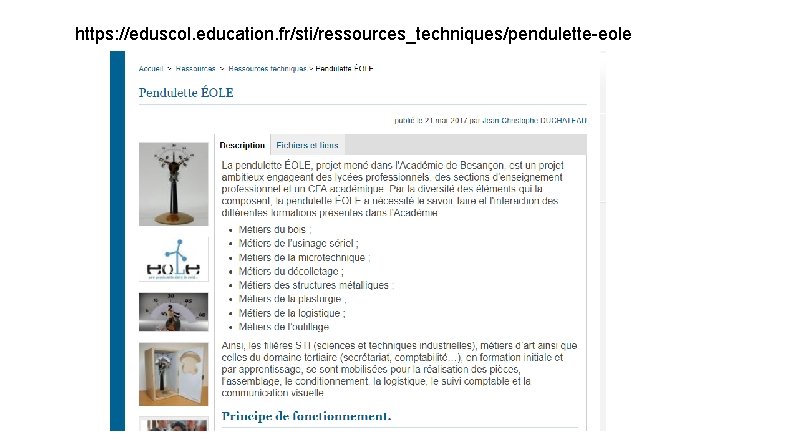 https: //eduscol. education. fr/sti/ressources_techniques/pendulette-eole 