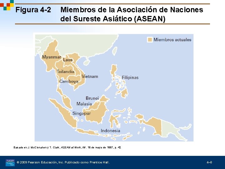 Figura 4 -2 Miembros de la Asociación de Naciones del Sureste Asiático (ASEAN) Basado