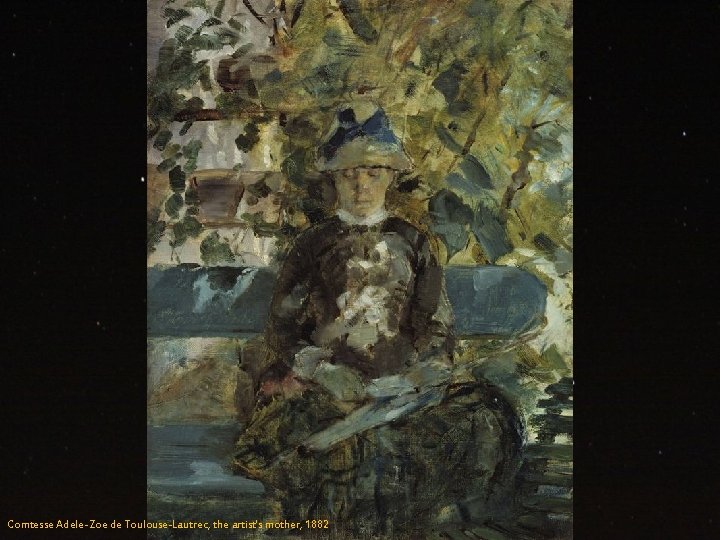 Comtesse Adele-Zoe de Toulouse-Lautrec, the artist's mother, 1882 