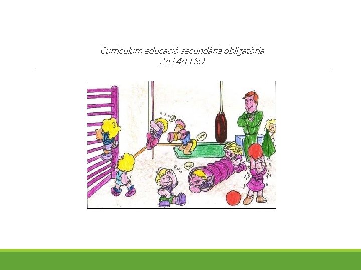 Currículum educació secundària obligatòria 2 n i 4 rt ESO 