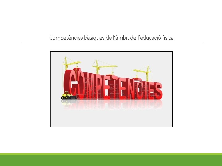 Competències bàsiques de l’àmbit de l’educació física 