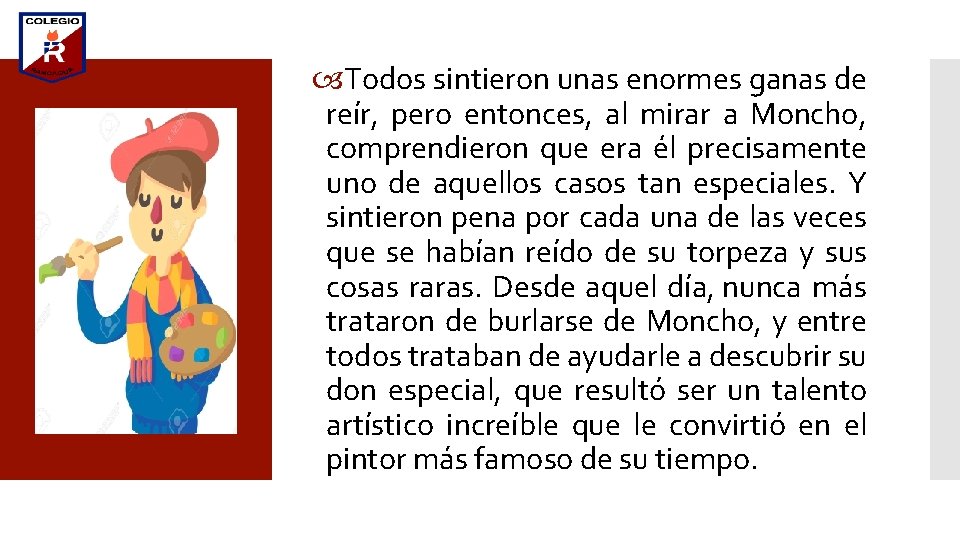  Todos sintieron unas enormes ganas de reír, pero entonces, al mirar a Moncho,