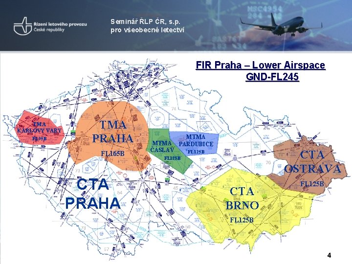 Seminář ŘLP ČR, s. p. pro všeobecné letectví FIR Praha – Lower Airspace GND-FL