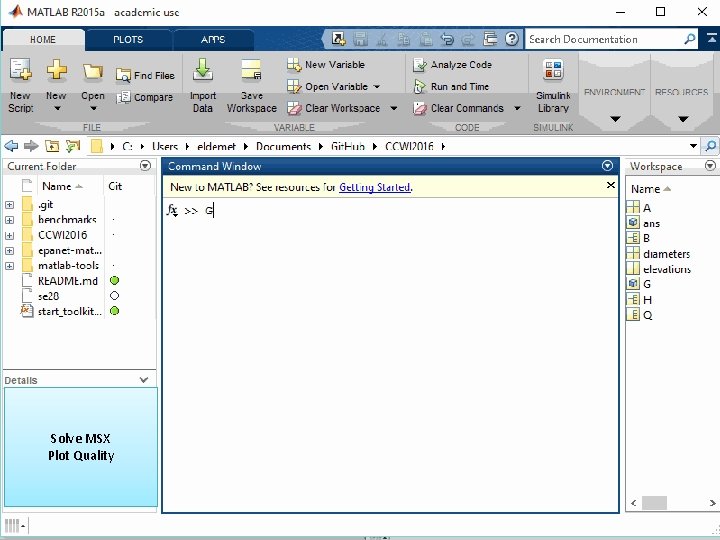 Solve MSX Plot Quality 