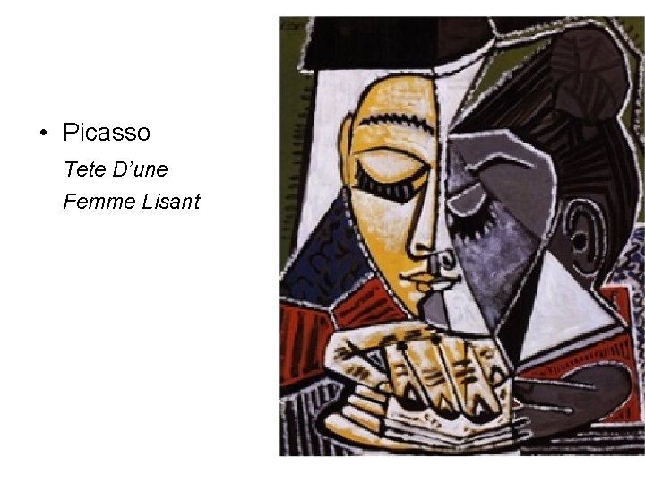  • Picasso Tete D’une Femme Lisant 