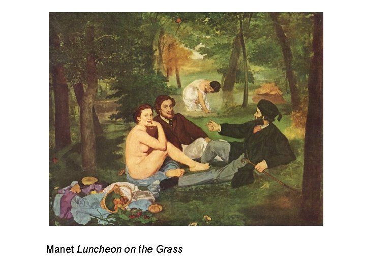 Manet Luncheon on the Grass 