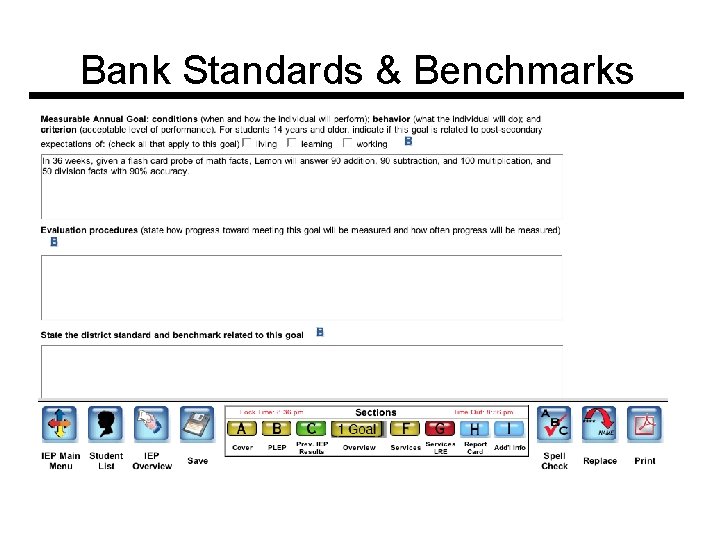 Bank Standards & Benchmarks 