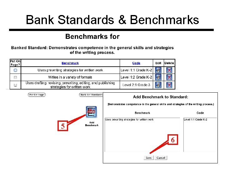 Bank Standards & Benchmarks 5 6 