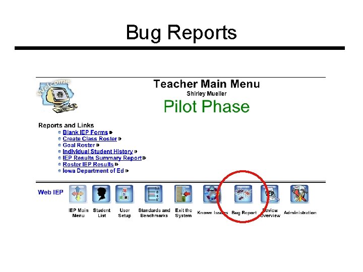 Bug Reports 