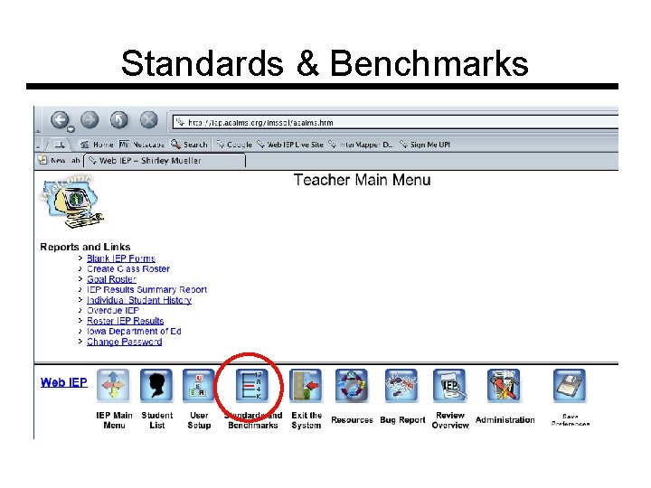 Standards & Benchmarks 