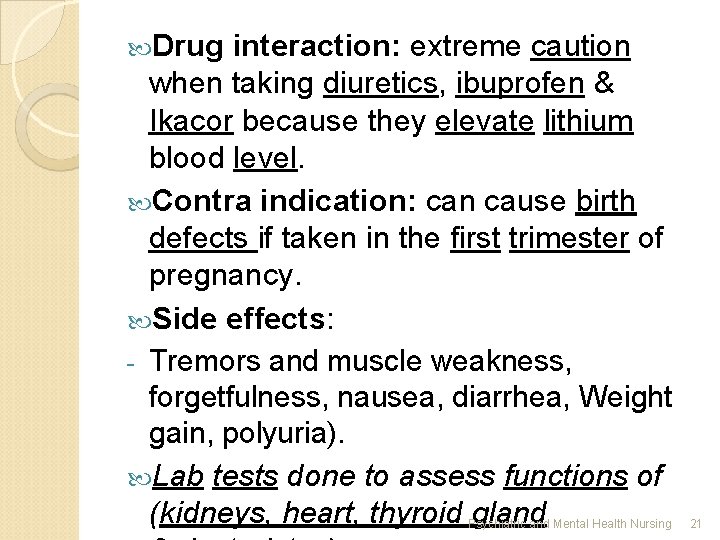  Drug interaction: extreme caution when taking diuretics, ibuprofen & Ikacor because they elevate
