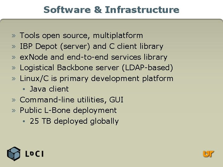 Software & Infrastructure » » » Tools open source, multiplatform IBP Depot (server) and
