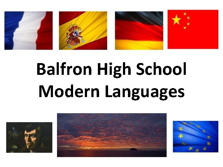 Balfron High School Modern Languages 