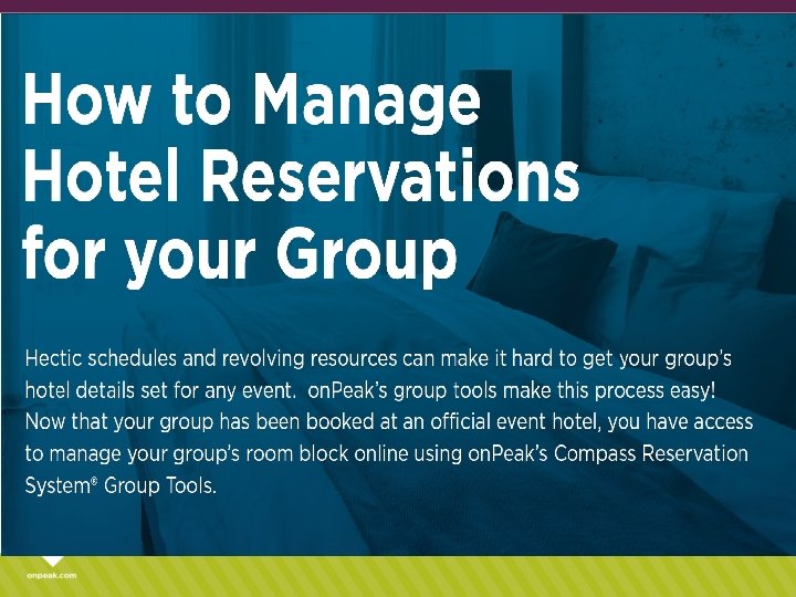 Managing Group Reservations with Compass 