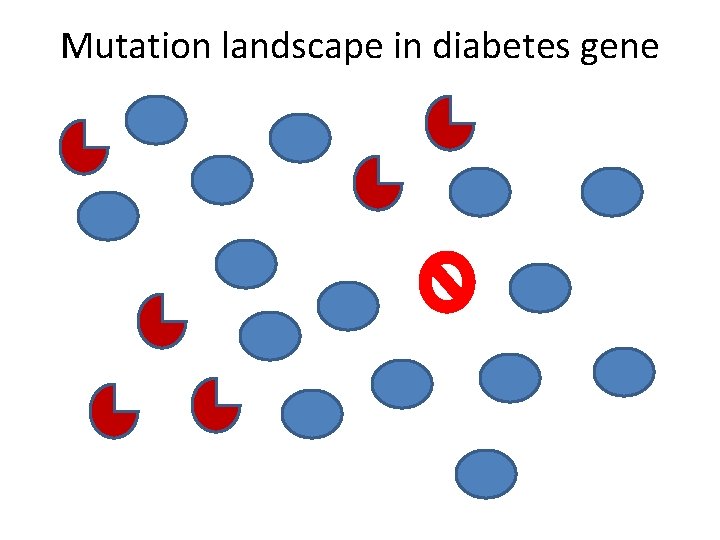 Mutation landscape in diabetes gene 