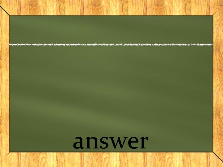 answer 