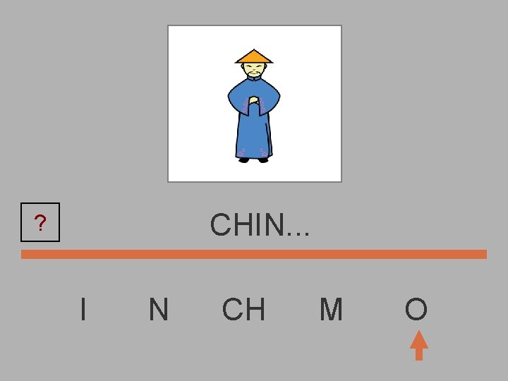 CHIN. . . ? I N CH M O 