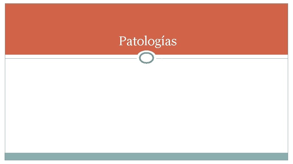 Patologías 
