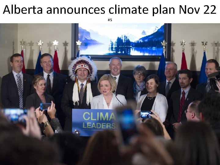 Alberta announces climate plan Nov 22 #5 