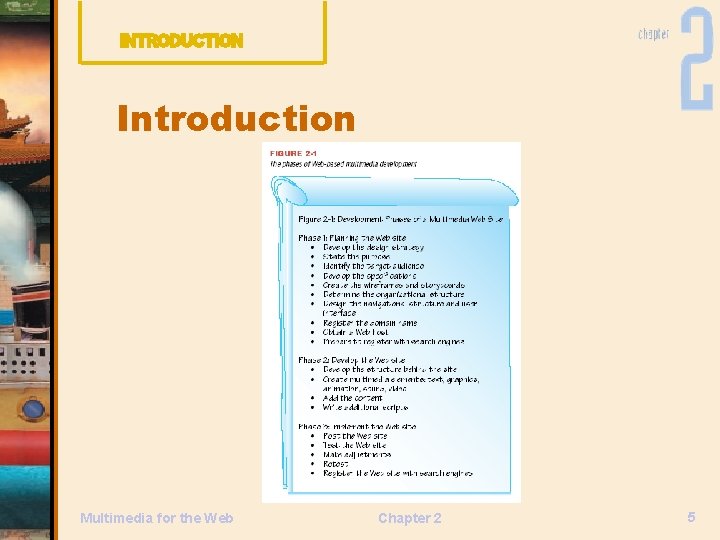 Introduction Multimedia for the Web Chapter 2 5 