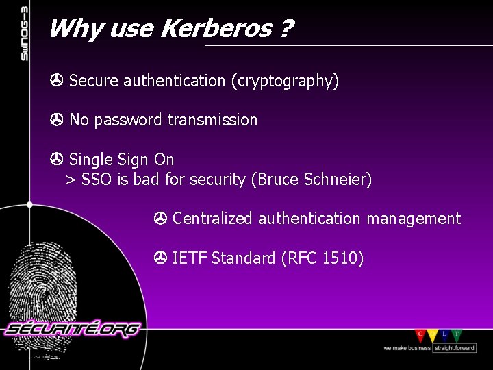 Kerberos in an ISP environment UNIXWin 2 KCisco