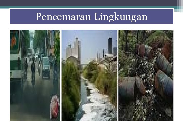 Pencemaran Lingkungan 