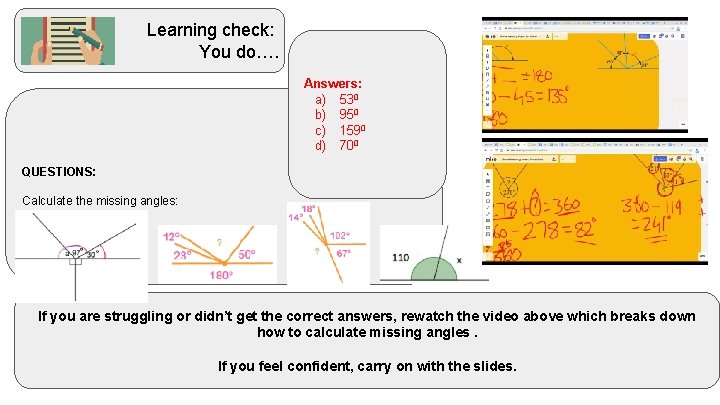 Learning check: You do…. Answers: a) 530 b) 950 c) 1590 d) 700 QUESTIONS: