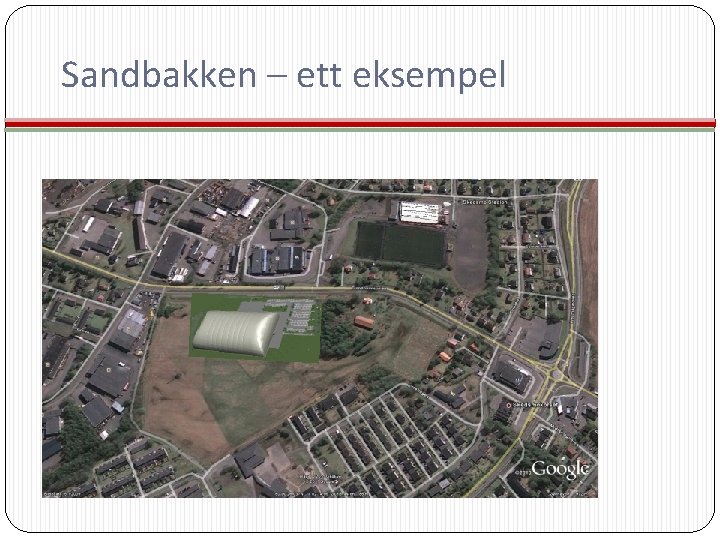 Sandbakken – ett eksempel 