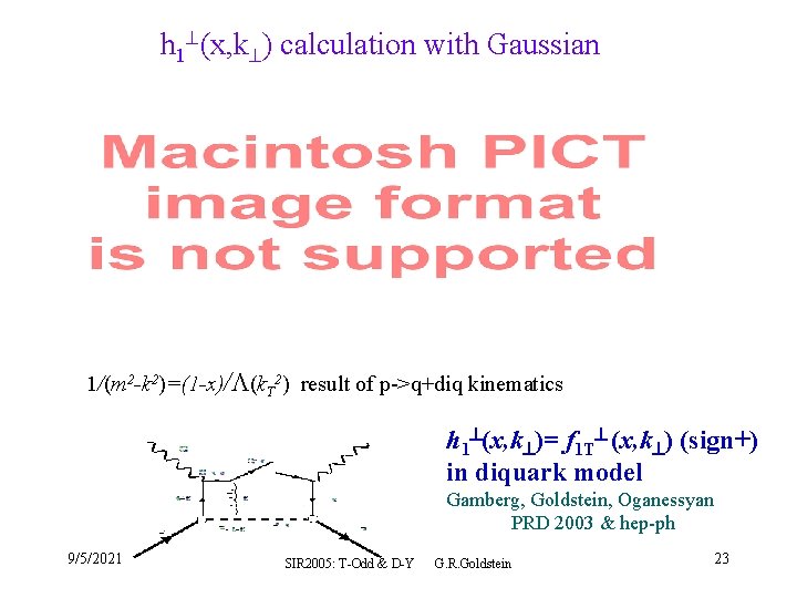 h 1 (x, k ) calculation with Gaussian h 1/(m 2 -k 2)=(1 -x)/