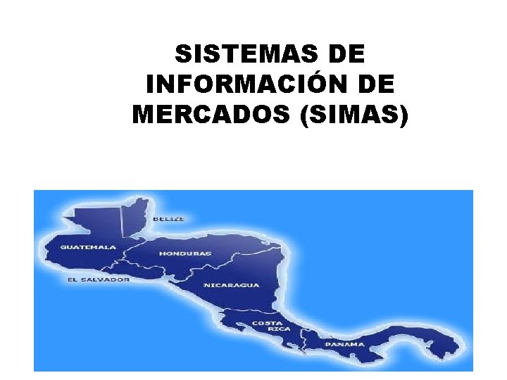 SISTEMAS DE INFORMACIÓN DE MERCADOS (SIMAS) 