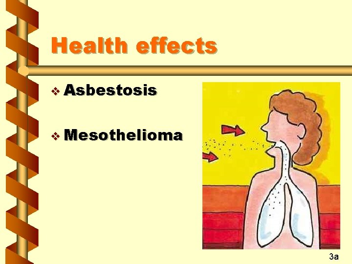 Health effects v Asbestosis v Mesothelioma 3 a 