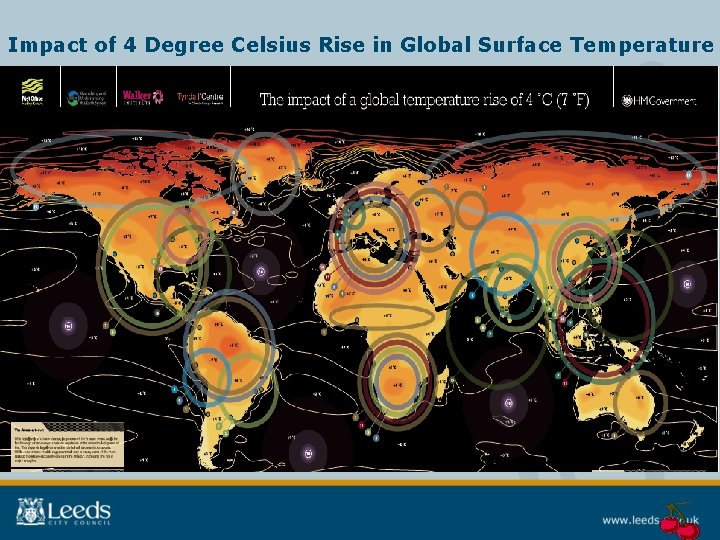 Impact of 4 Degree Celsius Rise in Global Surface Temperature □ Land saturation &
