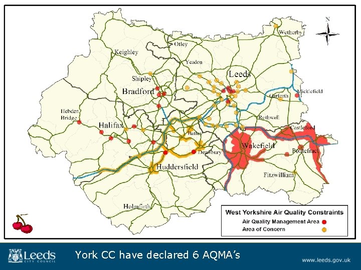 York declared York. CC CChave declared 6 AQMA’s 