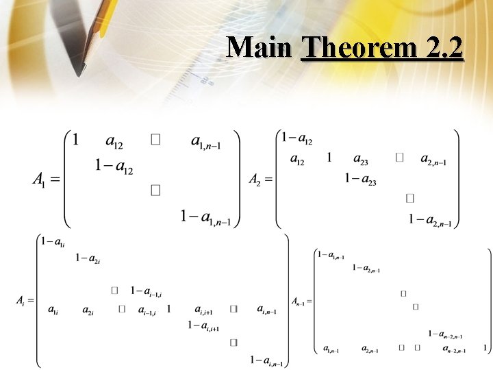 Main Theorem 2. 2 
