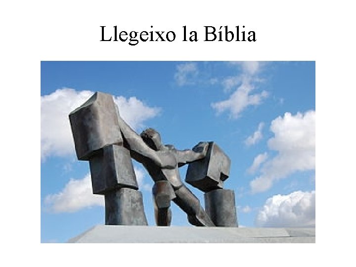 Llegeixo la Bíblia 