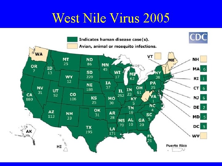 West Nile Virus 2005 