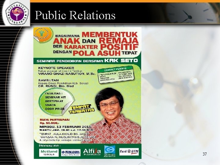 Public Relations Sri Setya Handayani 37 