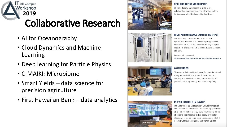 Collaborative Research • AI for Oceanography • Cloud Dynamics and Machine Learning • Deep