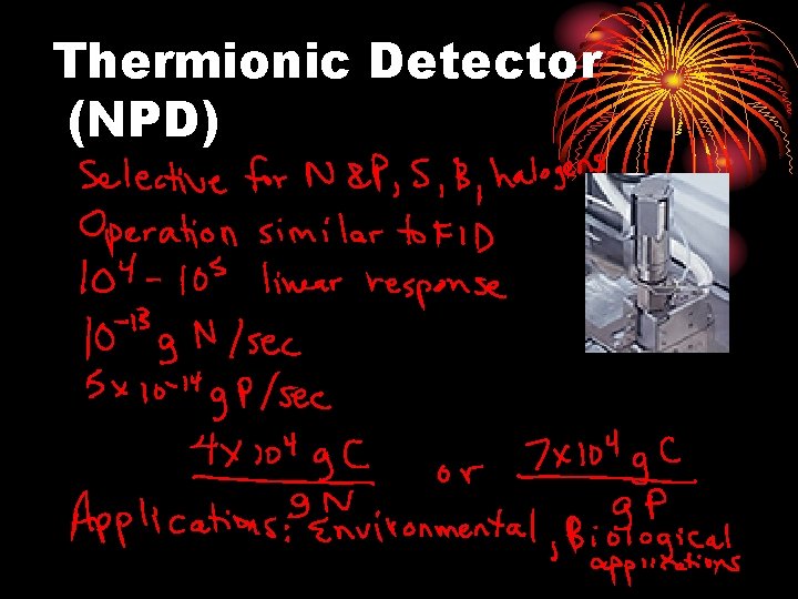 Thermionic Detector (NPD) 