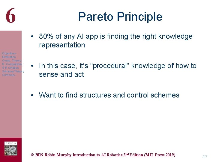 6 Pareto Principle • 80% of any AI app is finding the right knowledge