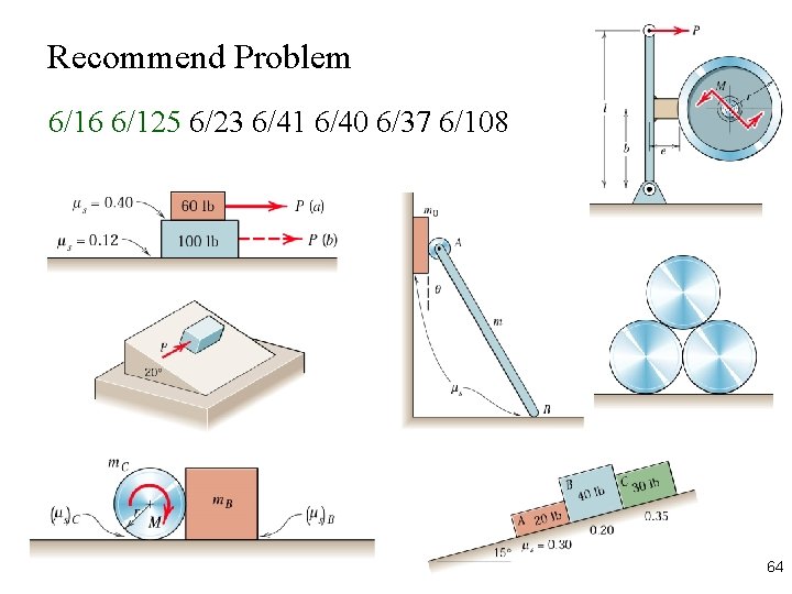 Recommend Problem 6/16 6/125 6/23 6/41 6/40 6/37 6/108 64 
