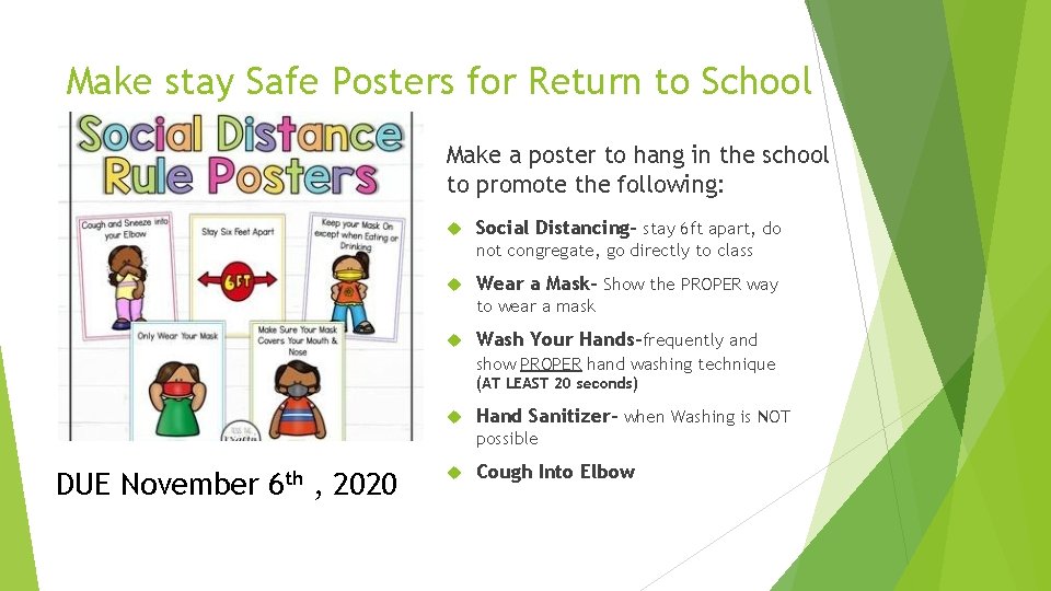 Make stay Safe Posters for Return to School Make a poster to hang in