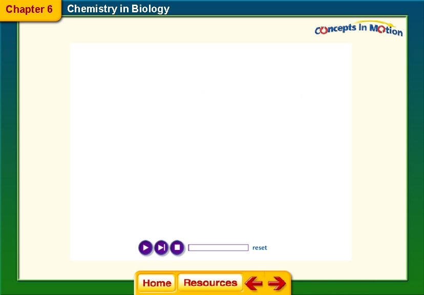 Chapter 6 Chemistry in Biology 