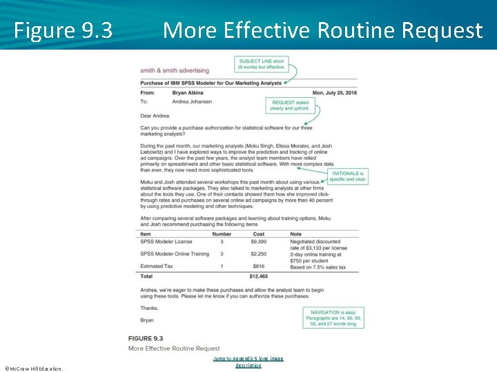 Figure 9. 3 ©Mc. Graw-Hill Education. More Effective Routine Request Jump to Appendix 5