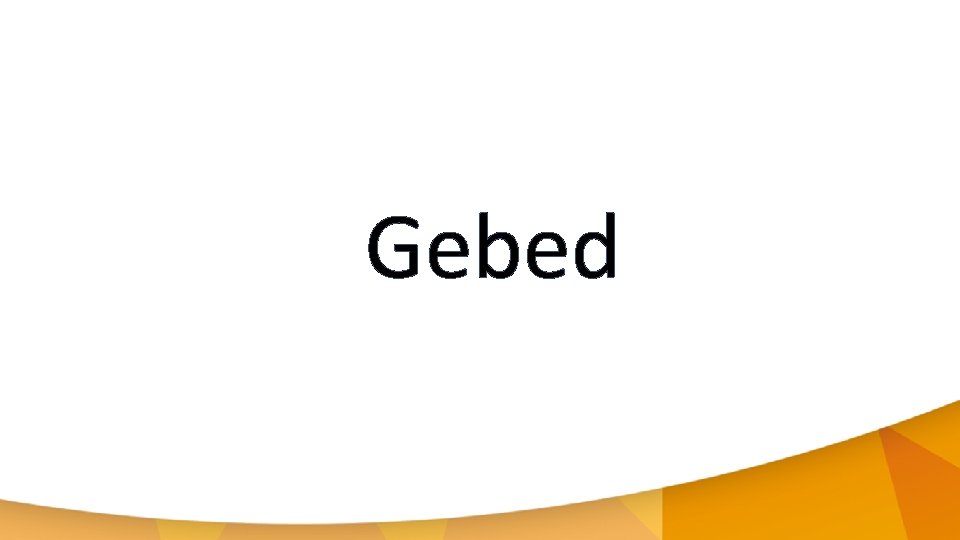 Gebed 